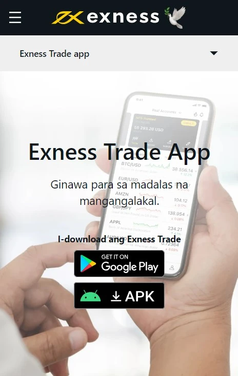 Exness MT4 para Android